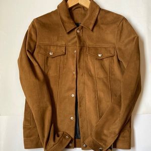 Topman Faux suede jacket